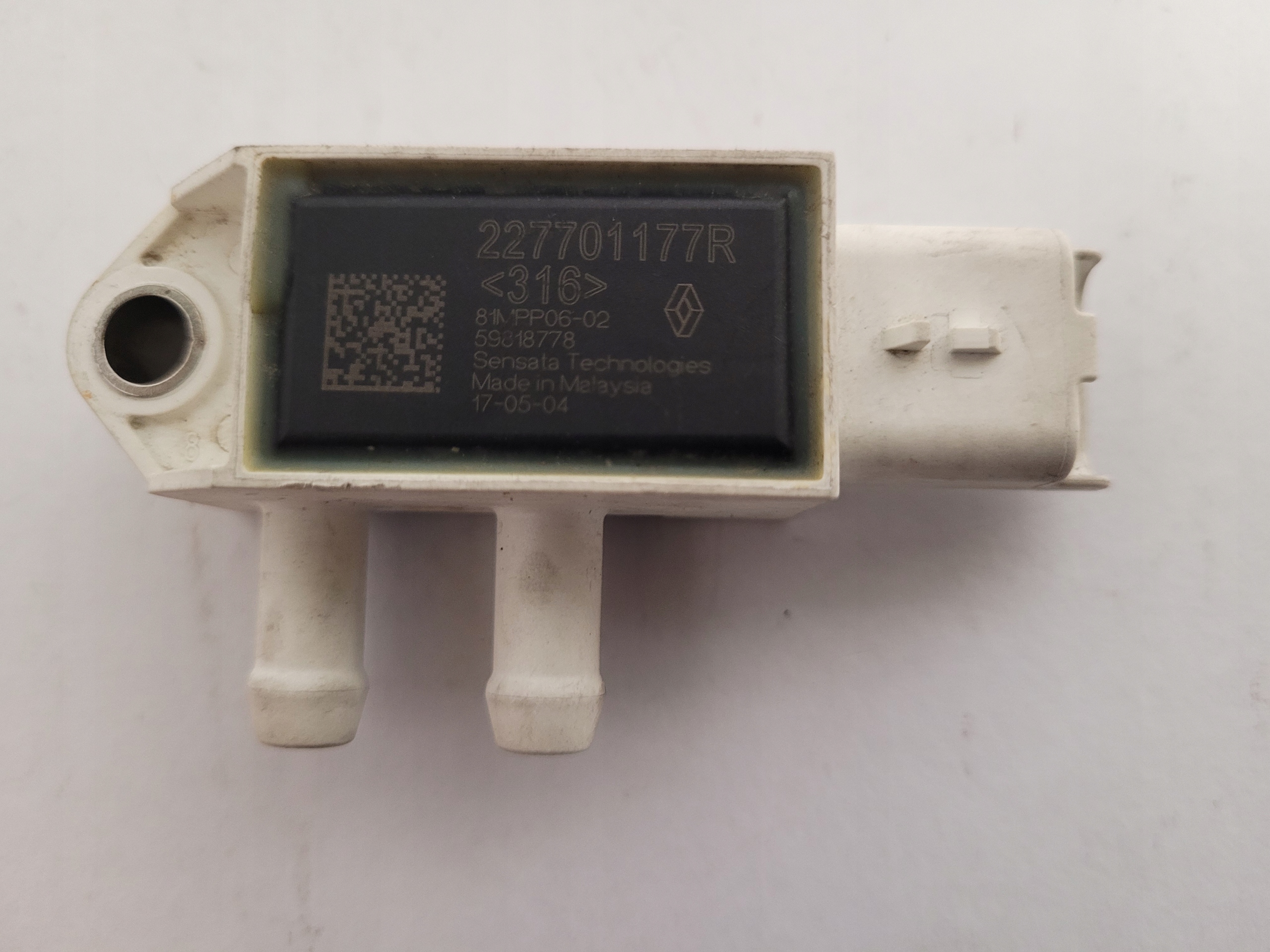 DPF CZUJNIK RÓŻNICY CIŚNIEŃ SPALIN MOVANO MASTER 2.3 DCI 208158341R